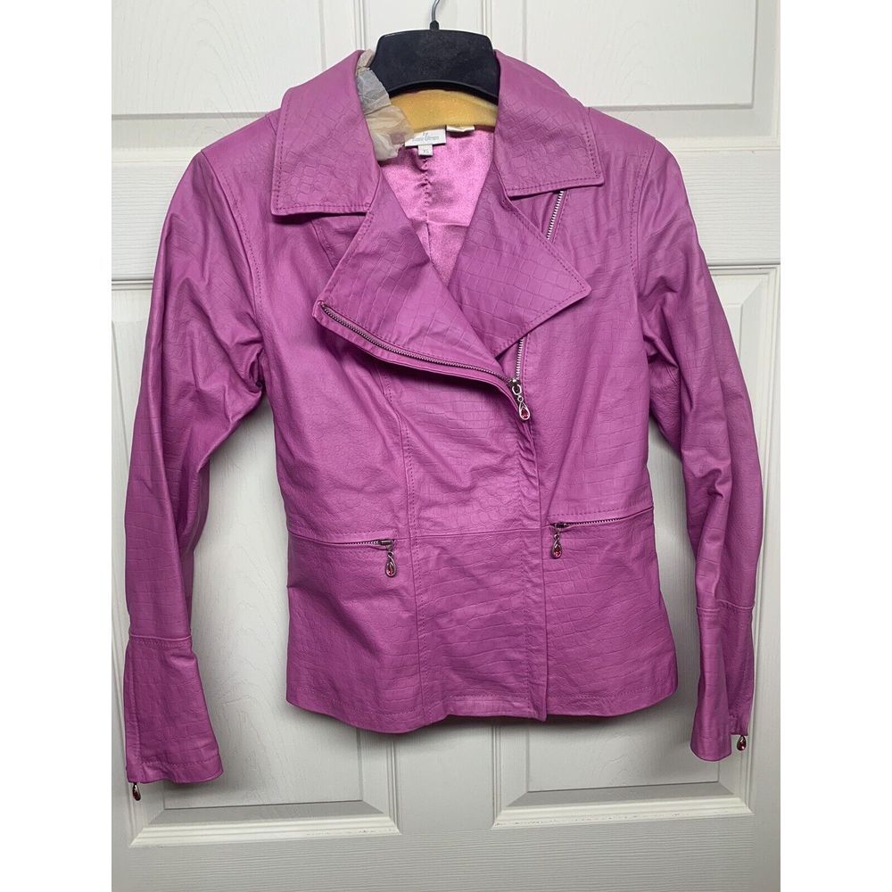 DG2 by Diane Gilman Pink 100% Pig Suede Women Sz XS